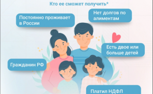 С 1 июня в России действует новая мера поддержки работающих родителей двух и более детей – возможность вернуть часть уплаченного налога на доходы физических лиц (НДФЛ).