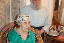 Анфия Сажина - супруга и муза тотемского художника - отметила 90 лет