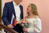 Сергей и Ирина Колосовы зарегистрировали брак в канун Дня государственного флага России.